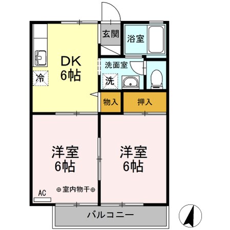 柿生駅 徒歩10分 1階の物件間取画像